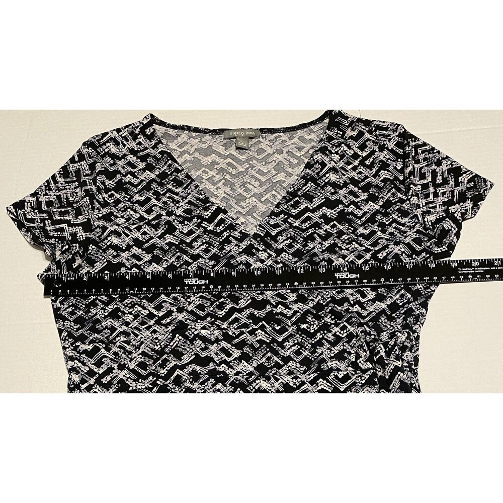 Apt 9 Gray Blk Multicolor Print Stretch Career Fa… - image 6